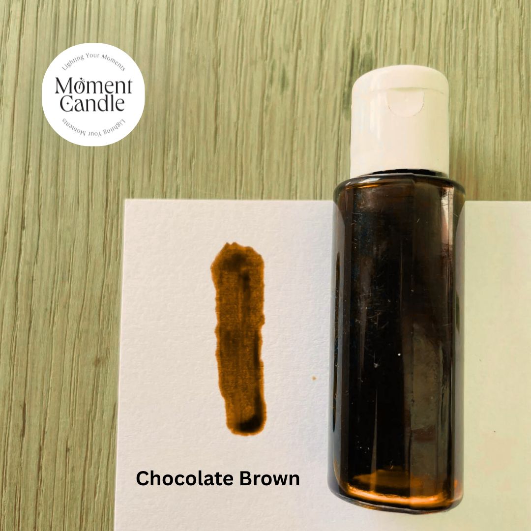 Chocolate Brown Candle Color Liquid