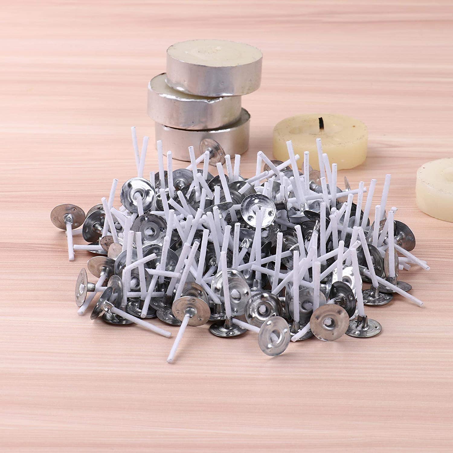 1 inch Pre Waxed Cotton Wicks For Candle With Sustainer
