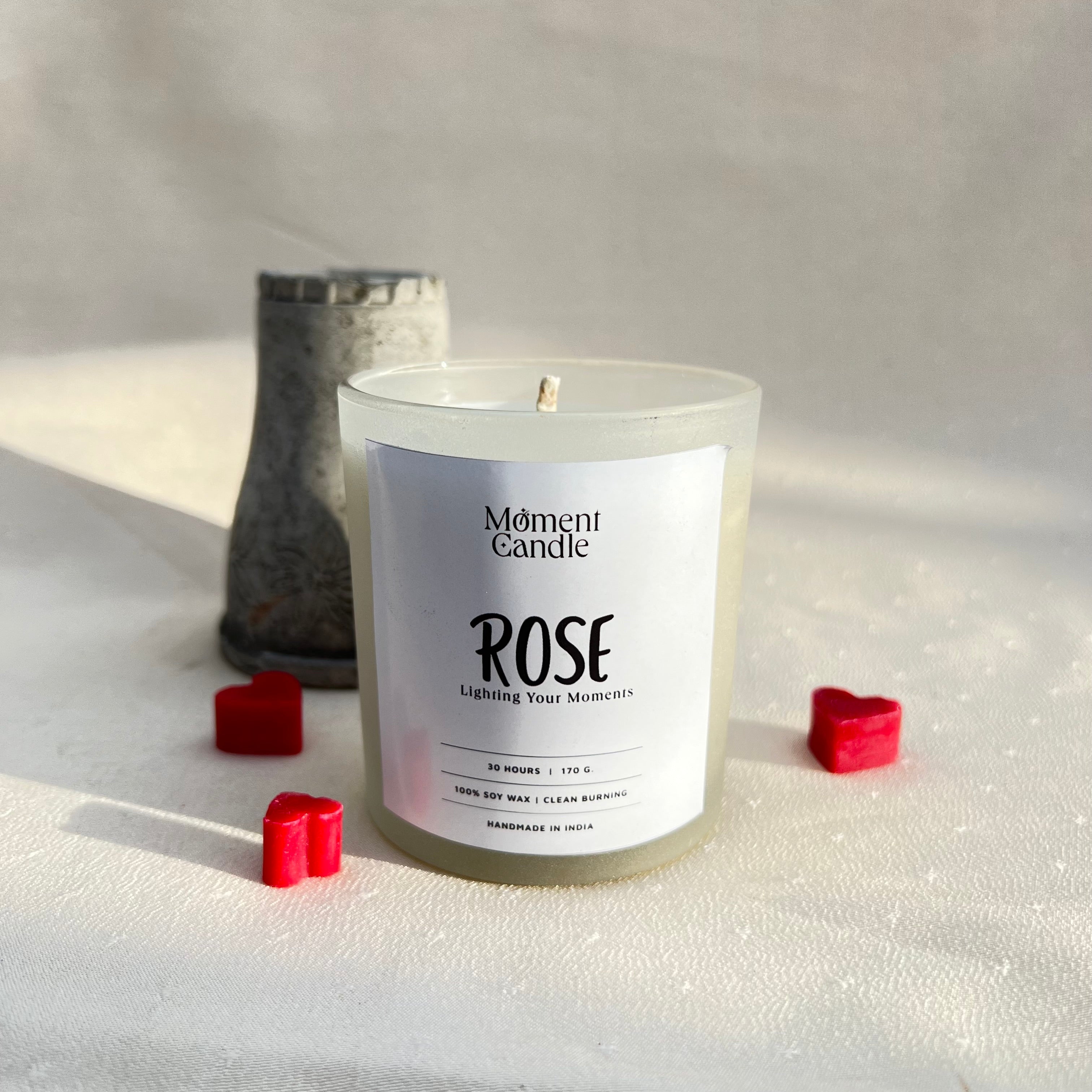 Rose Scented Jar Candle