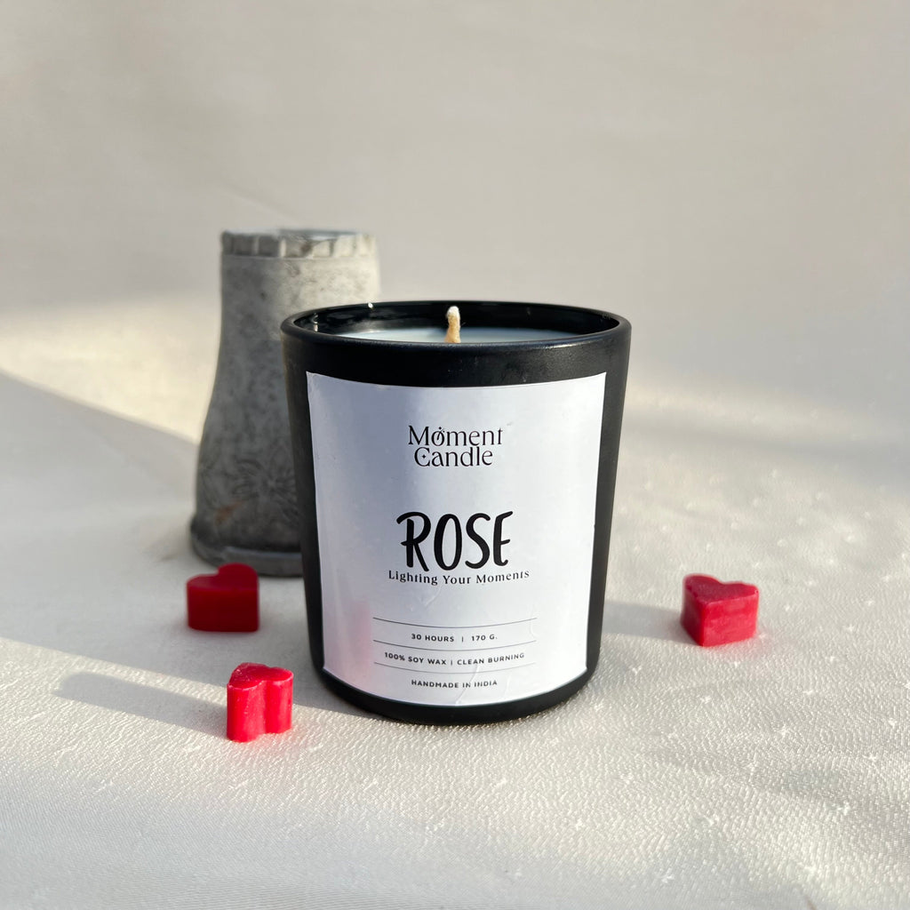 Rose Scented Jar Candle