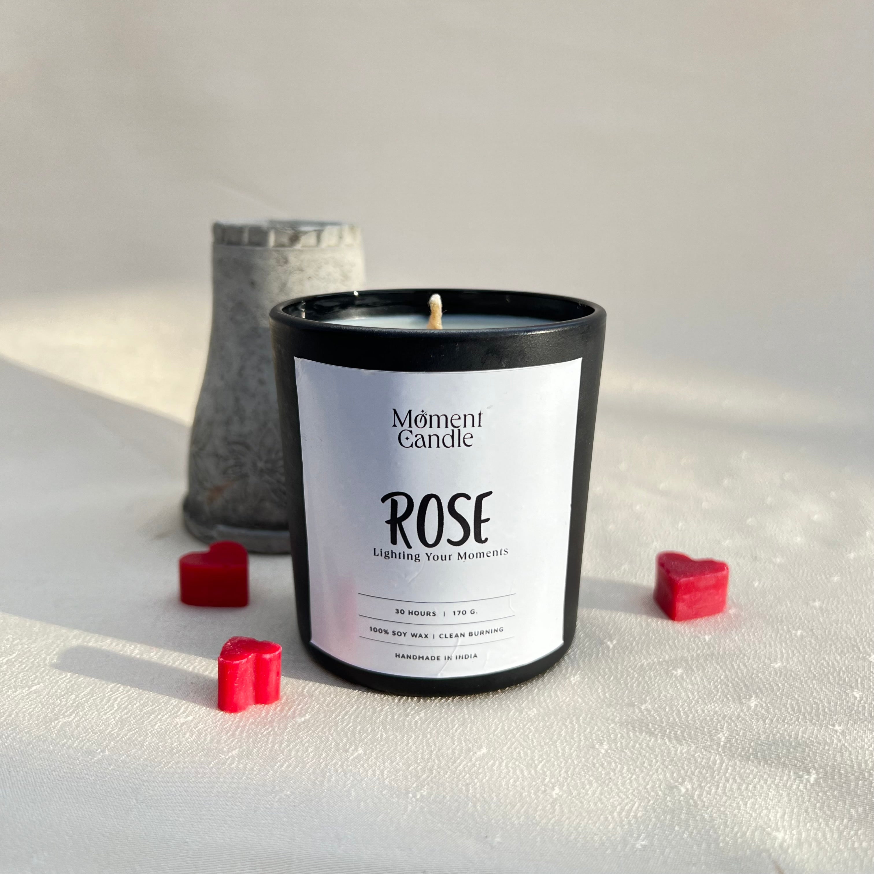 Rose Scented Jar Candle