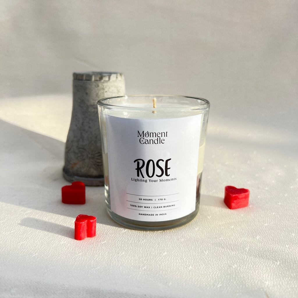 Rose Scented Jar Candle