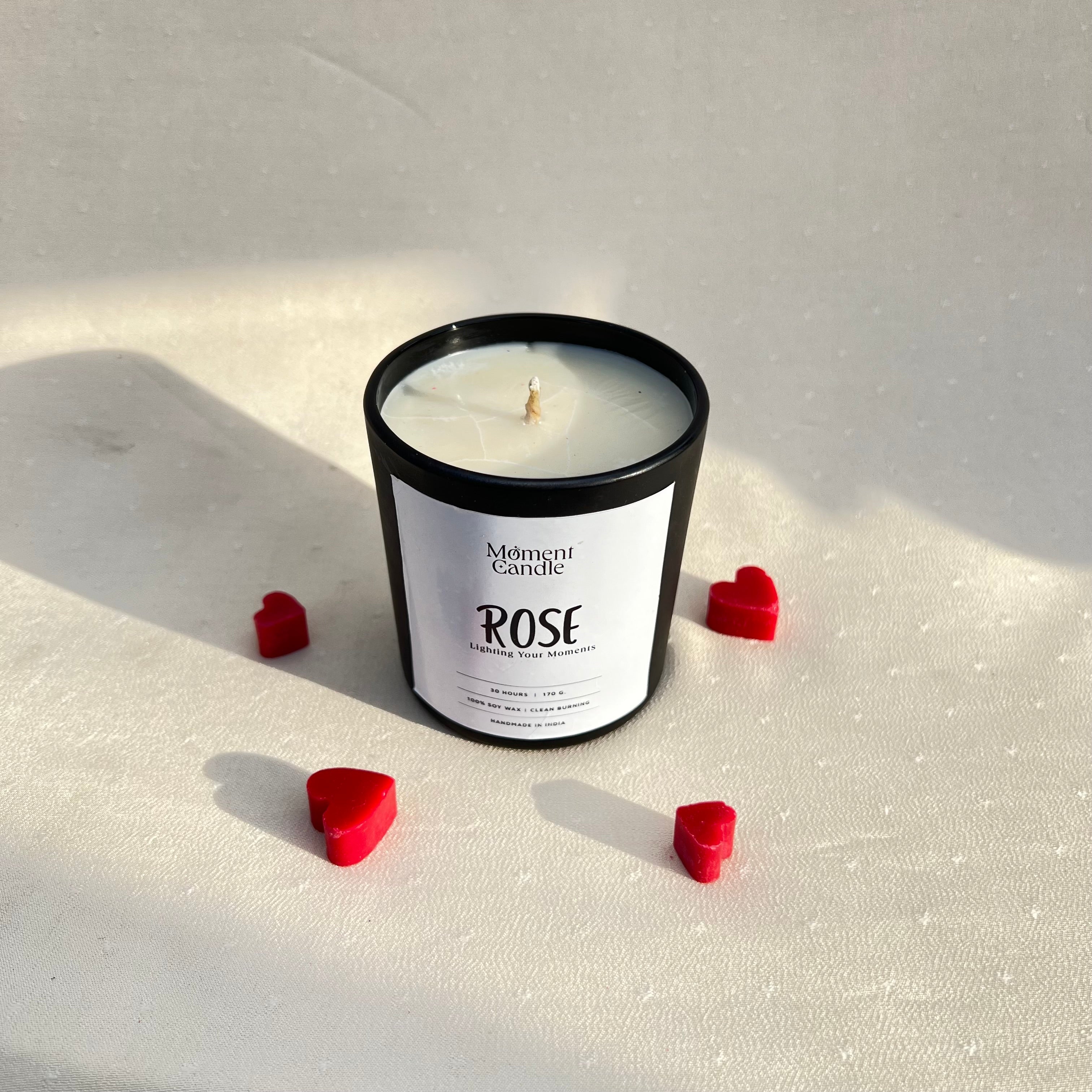 Rose Scented Jar Candle