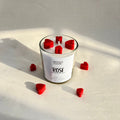 Rose Scented Jar Candle With Heart