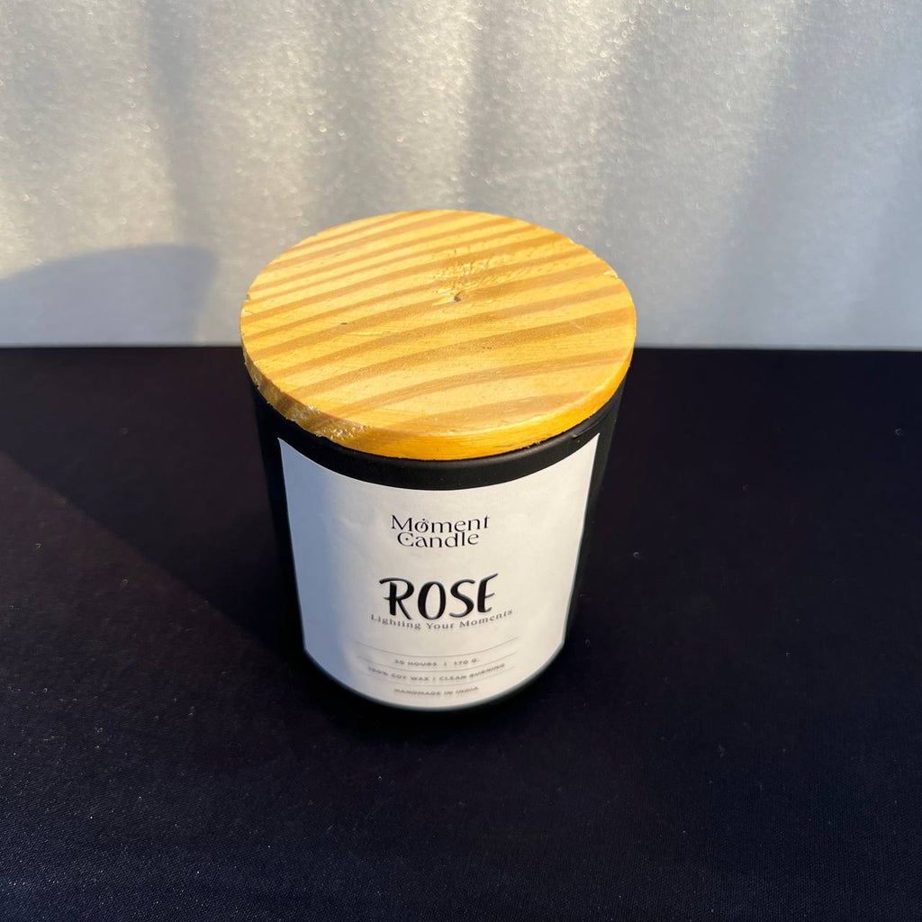 Rose Scented Jar Candle With Heart