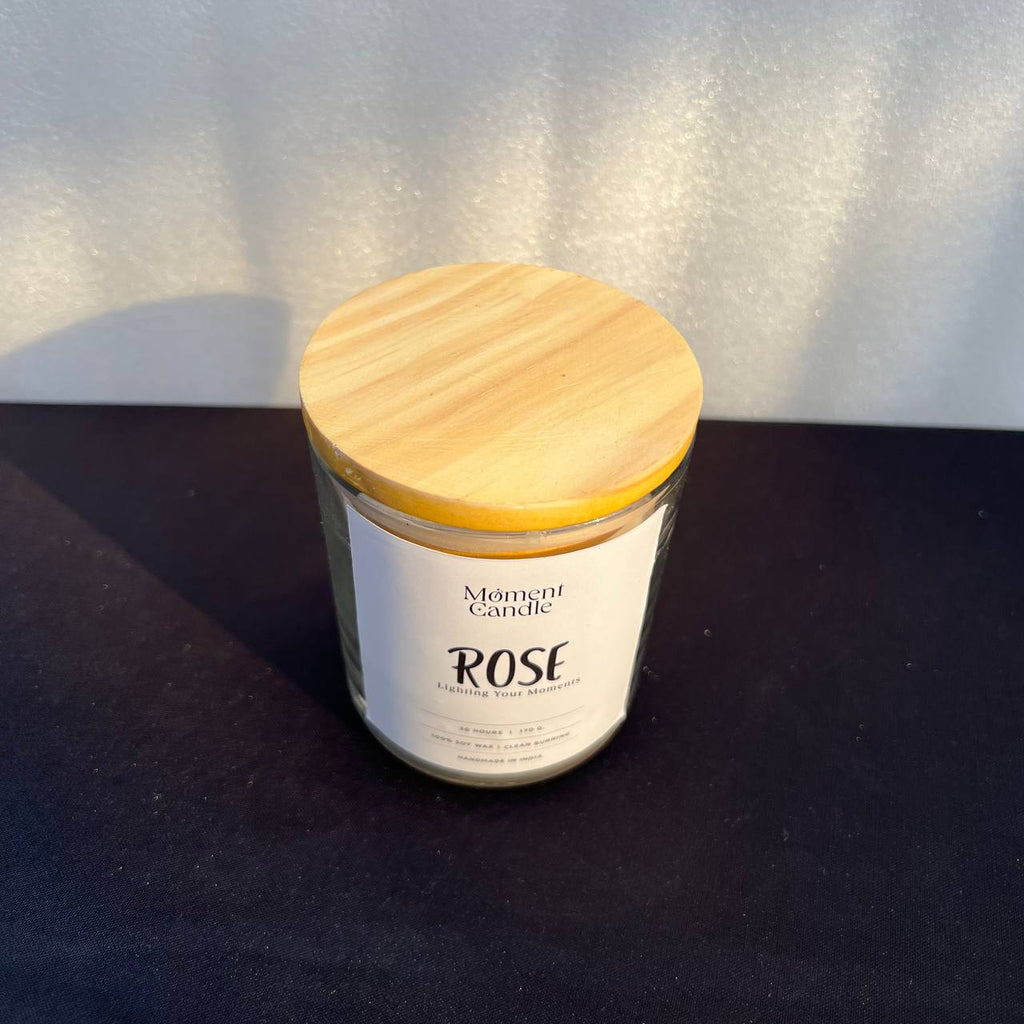 Rose Scented Jar Candle